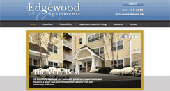 Desktop Screenshot of edgewoodapartmentsplainville.com